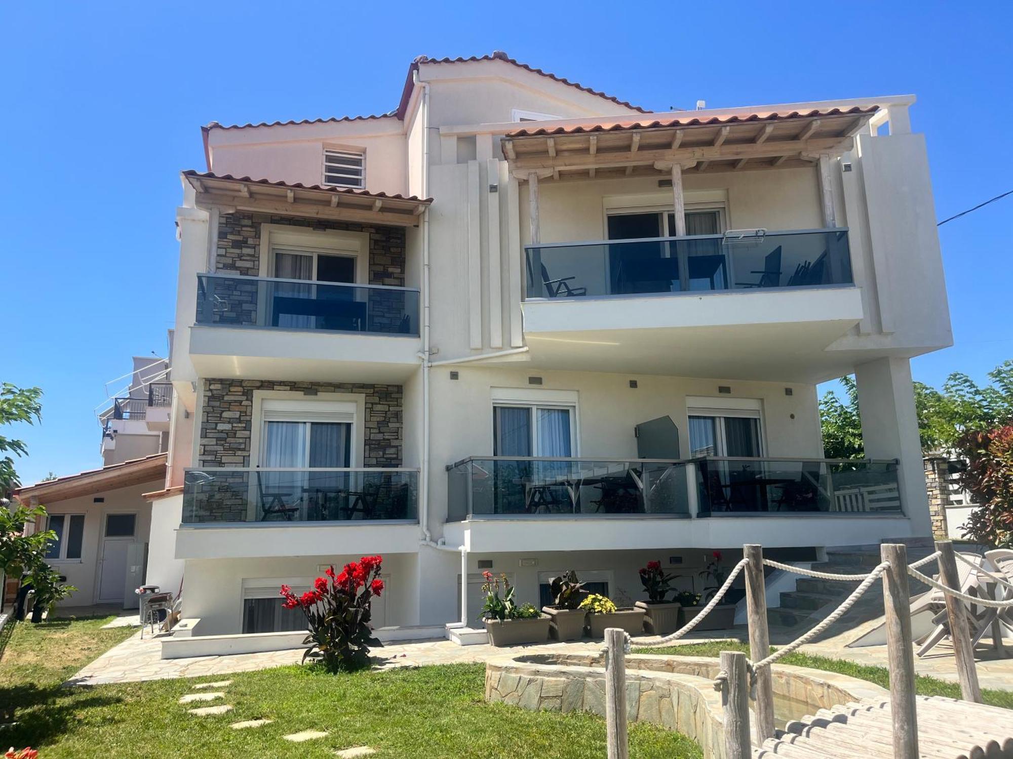 Villa K View Nikiti Bagian luar foto